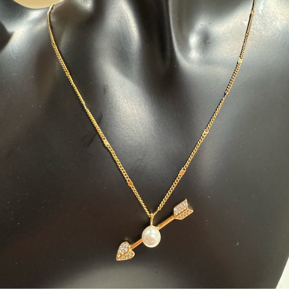 Kate Spade Gold Arrow Pendant Necklace